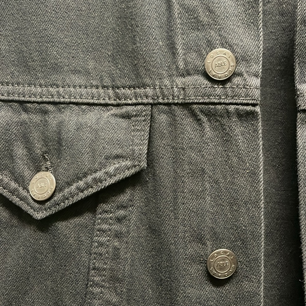 Able Black Jean Jacket - image 6